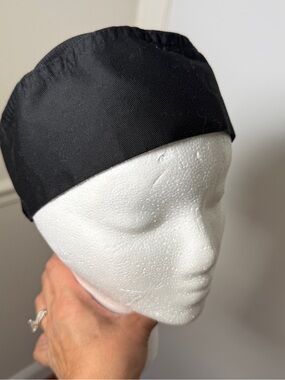 Chef Works Unisex Black Adjustable Hat Cook Chef Kitchen OS